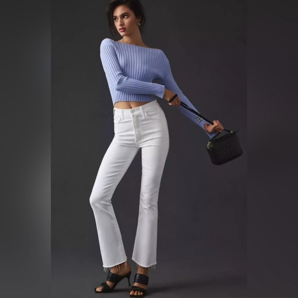 MOTHER The Hustler Ankle Fray Jeans Size 30 🌸🌸🌸 - Picture 2 of 14